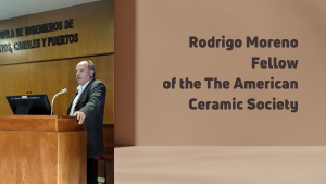 Rodrigo Moreno, nominado Fellow de la American Ceramic Society